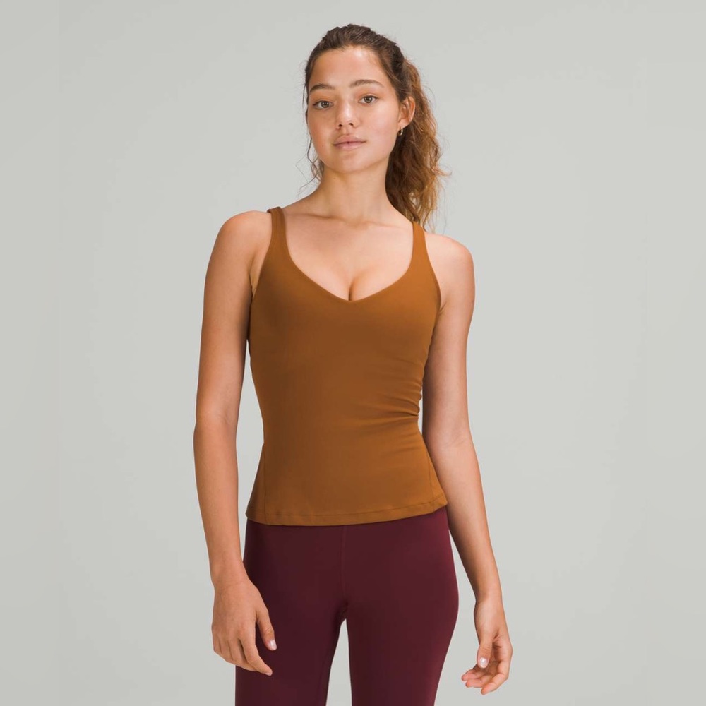 lululemon athletica Brown Tank Top